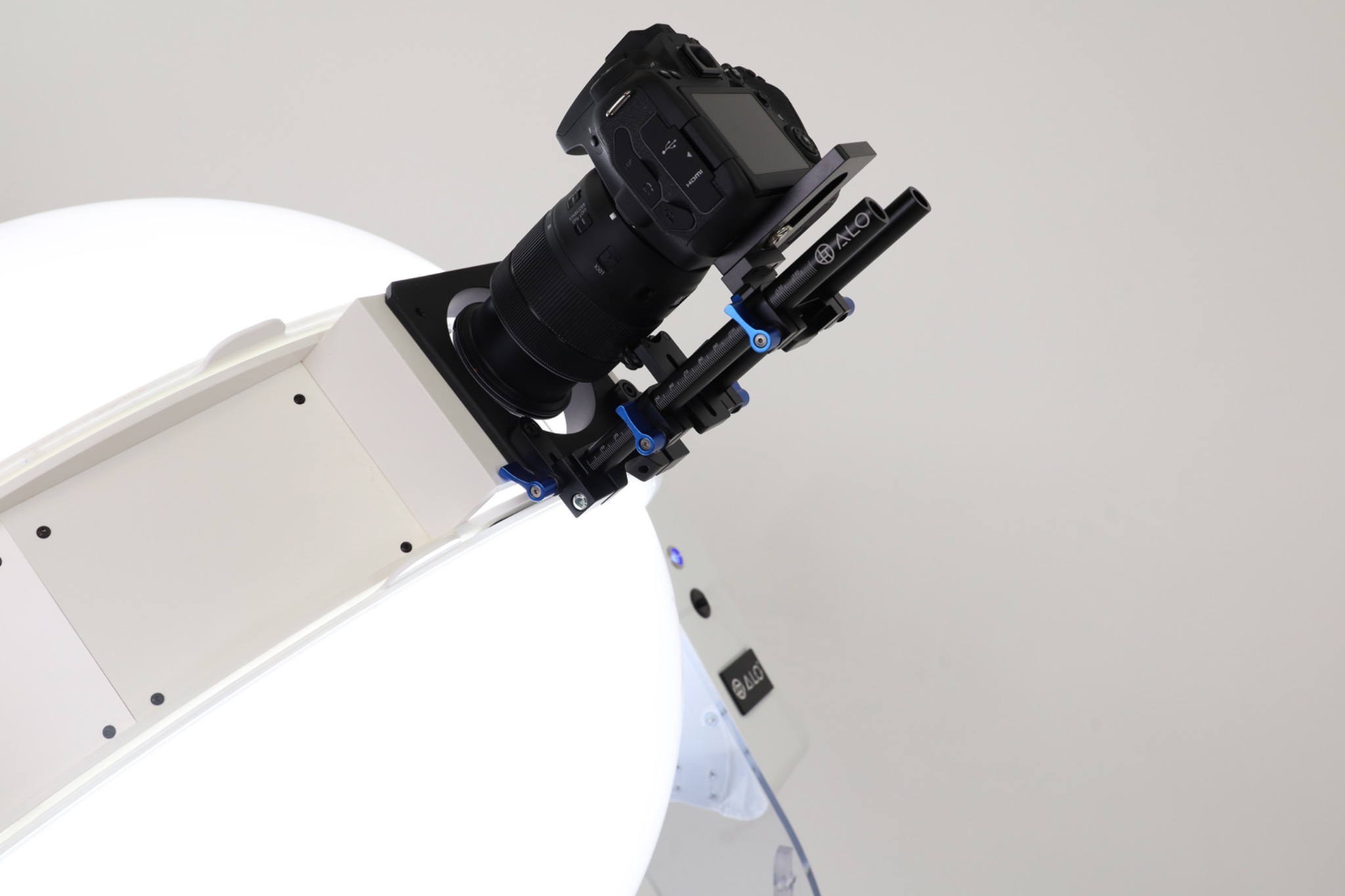 Camera mounted on the ALO Photo Sphere